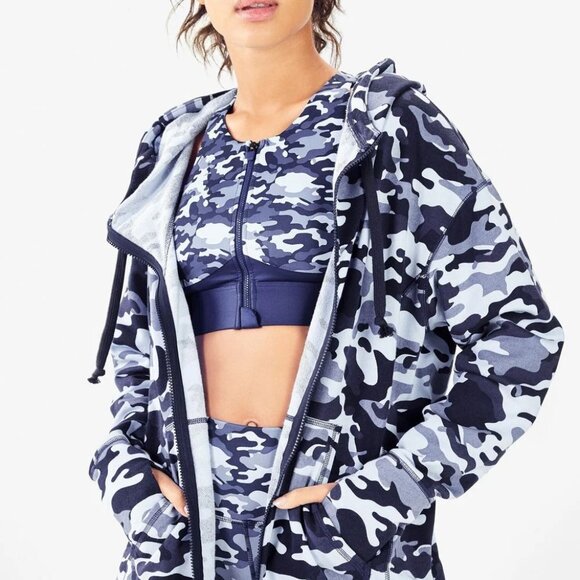 Fabletics Blue Camo 3 piece set - Picture 1 of 10
